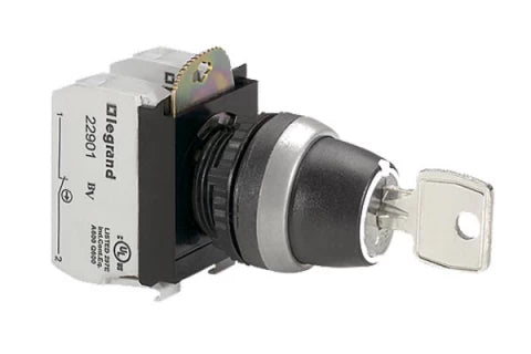 SELECTOR CON LLAVE FIJAS EXTRACCION 2 POSICIONES IP66