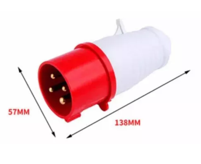 Conector Industrial De 32a 4 Pines Conector Rápido Kit H/m