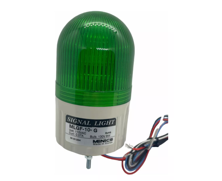 TORRETA INDUSTRIAL 66mm GIRATORIA 110v VERDE MLGF-10-V