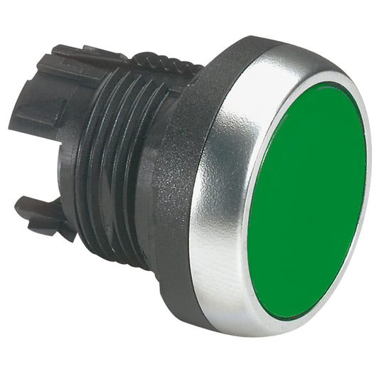 BOTON PULSADOR NO LUMINOSO RASANTE VERDE IP66