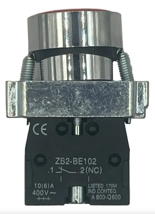XB2-BA42 PULSADOR ROJO NO LUMINOSO 1 NC