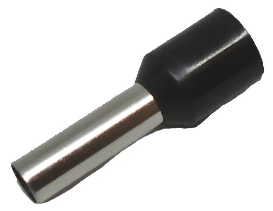 VE4009-TERMINAL FERRUL PARA CABLE CAL.12 NEGRA (100PZ)