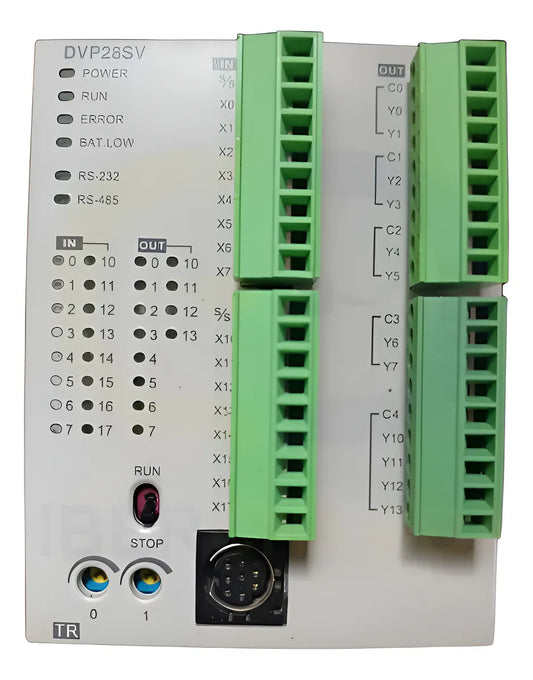 Plc Delta Dvp28sv11t2 16in 12out Tran 24v 4 Pulsos
