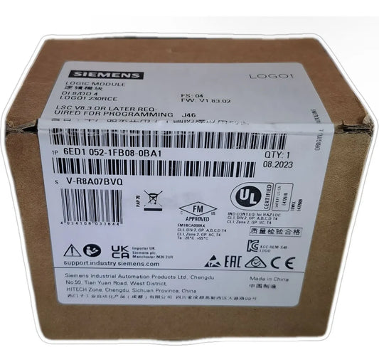 Plc Logo V8.4 230rce Ac/ac/rly 6ed1052-1fb08-0ba2