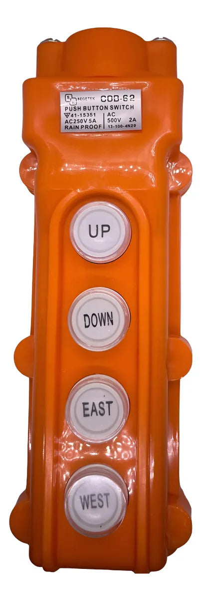 Botonera Para Polipasto Subir-bajar Derecha , Izquierda 5a