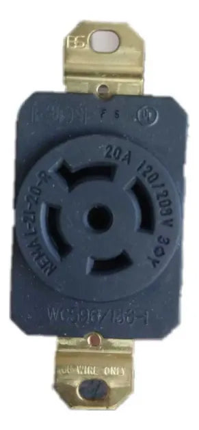 Receptáculo 30a Legrand L2130-r, 4 Polos 5 Hilos