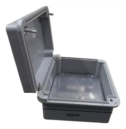 CAJA DE PASO GRIS CON CHASIS 145X180X87MM IP65 IK10