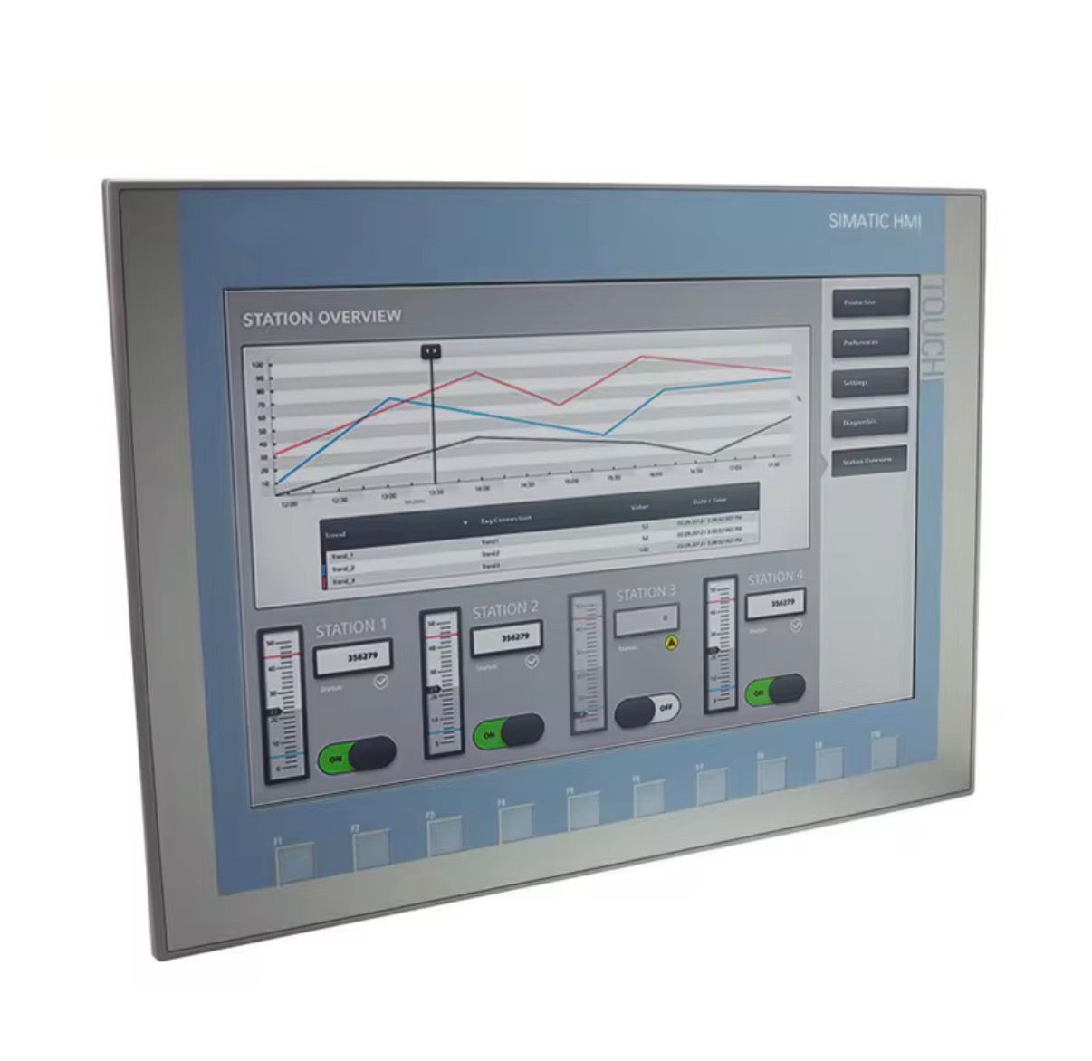 Panel Pantalla Táctil Siemens 6av2123-2mb03-0ax0 Hmi Simatic ...