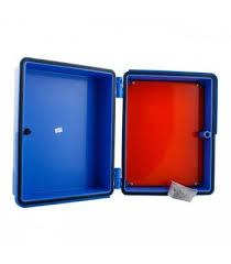 GABINETE POLIPROPILENO AZUL CON CHASIS 302X366X202MM IP67 IK10